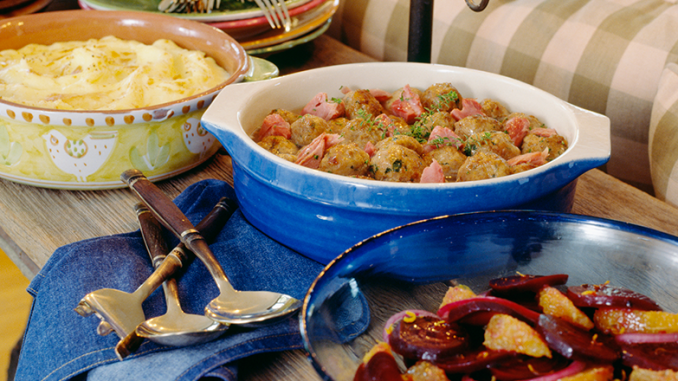 Cook like it’s summer. Grill some meat on the stovetop. Make potato, macaroni, and pasta salads. Eat like it’s the dog days of summer instead of the dead of winter.