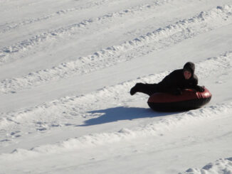 Snow tubing at Four Seasons Golf & Ski Center in Fayetteville. The facility also offers skiing, snowboarding and tubing, making it a good place to go for families that want a variety of winter recreation. Photo provided