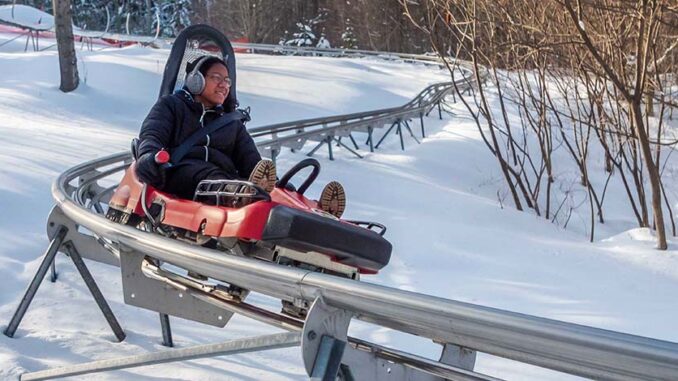 Holiday Valley Mountain Coaster teen girl feature